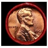 BU Shotgun Lincoln 1c roll, 1968-s 50 pcs Bank Wra