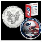 New England Patriots Official NFL Team Colorized 1