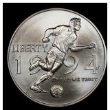 1994-d World Cup Modern Commem Half Dollar 50c ms7