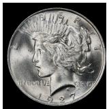 1927-d Peace Dollar $1 ms64 SEGS