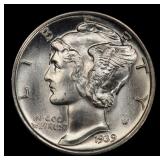 1939-s Mercury Dime 10c ms66+ FSB SEGS