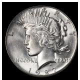 1927-p Peace Dollar Near Top Pop $1 ms65 SEGS