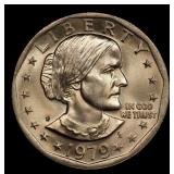 1979-p Wider Rim Susan B. Anthony Dollar Near Top
