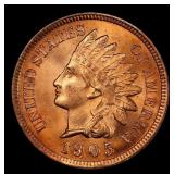 1905 Indian Cent Near Top Pop! 1c ms66 rd SEGS