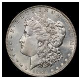 1888-p Morgan Dollar $1 Grades ms62