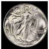 1944-p Walking Liberty Half Dollar Near Top Pop 50