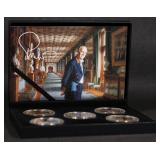 5 Coin Prince Philip Gold Plated Round Collection