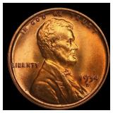 1934-d Lincoln Cent Near Top Pop 1c ms66+ rd SEGS