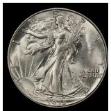1935-d Walking Liberty Half Dollar 50c ms65 SEGS