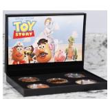 5 Coin Toy Story Gold Plated Round Collection In C