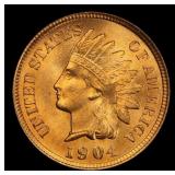 1904 Indian Cent . 1c ms66+ rd SEGS