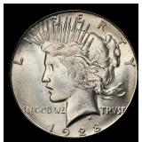 1928-s Peace Dollar $1 ms64+ SEGS