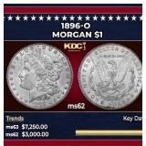 1896-o Morgan Dollar $1 ms62 USCG