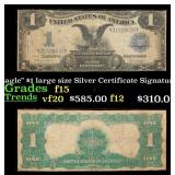 1899 $1 large size Silver Certificate "Black Eagle