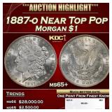 1887-o Morgan Dollar Near Top Pop $1 ms65+ SEGS