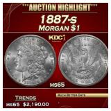 1887-s Morgan Dollar $1 ms65 SEGS