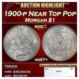 1900-p Morgan Dollar Near Top Pop $1 ms67+ SEGS