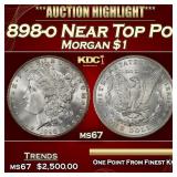 1898-o Morgan Dollar Near Top Pop! $1 ms67 SEGS