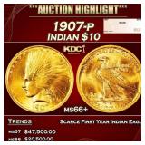 1911-p Gold St. Gaudens Double Eagle $20 ms65+ SEG