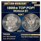 1899-s Morgan Dollar TOP POP! $1 ms67 pl SEGS