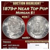 1879-p Morgan Dollar Near Top Pop $1 ms66+ SEGS