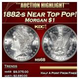 1882-s Morgan Dollar Near Top Pop! $1 ms68 SEGS