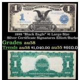 1923 $1 United States Note Grades Select AU Signat