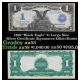1923 $1 United States Note Grades Select AU Signat