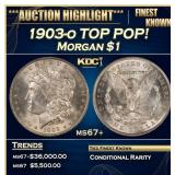 1903-o Morgan Dollar TOP POP! $1 ms67+ SEGS