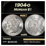 1904-o Morgan Dollar $1 Grades ms65