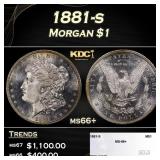 1881-s Morgan Dollar $1 ms66+ SEGS