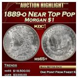 1889-o Morgan Dollar Near Top Pop $1 ms65+ SEGS