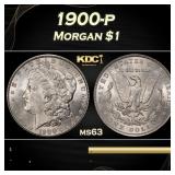 1900-p Morgan Dollar $1 Grades ms63