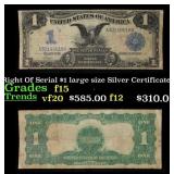1899 $1 large size Silver Certificate "Black Eagle