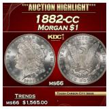 1882-cc Morgan Dollar $1 ms66 SEGS