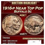 1938-d/d Buffalo Nickel TOP POP! 5c ms68 SEGS