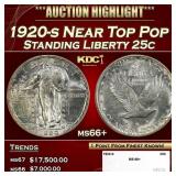 1920-s Standing Liberty Quarter Near Top Pop 25c m