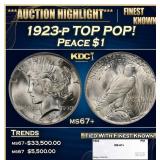 1891-cc Morgan Dollar Near Top Pop! $1 ms66+ SEGS