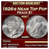1926-s Peace Dollar Near Top Pop $1 ms66+ SEGS