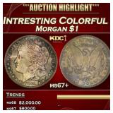 1881-s Morgan Dollar Intresting Colorful Toning $1