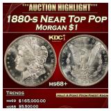 1880-s Morgan Dollar Near Top Pop $1 Grades ms68+