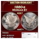 1880-s Morgan Dollar $1 ms67+ SEGS