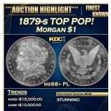 1879-s Morgan Dollar TOP POP! $1 ms68+ PL SEGS