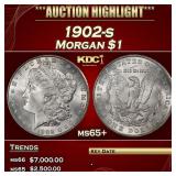 1902-s Morgan Dollar $1 ms65+ SEGS