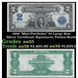 1899 $2 Large Size Silver Certificate "Mini-Portho