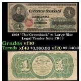 1862 $1 Large Size Legal Tender Note "The Greenbac