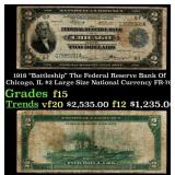 1918 $2 Large Size National Currency "Battleship"