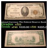 1929 $20 National Currency The Federal Reserve Ban
