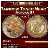 1881-s Morgan Dollar Rainbow Toned Near Top Pop $1