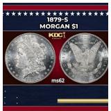 1879-s Morgan Dollar $1 Grades ms62